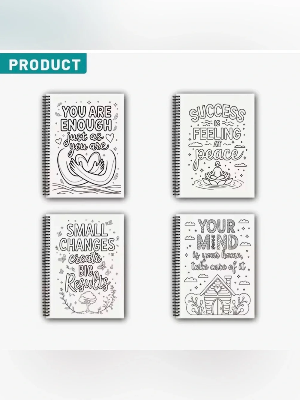 Be Kind to Yourself Self-Care Coloring Book